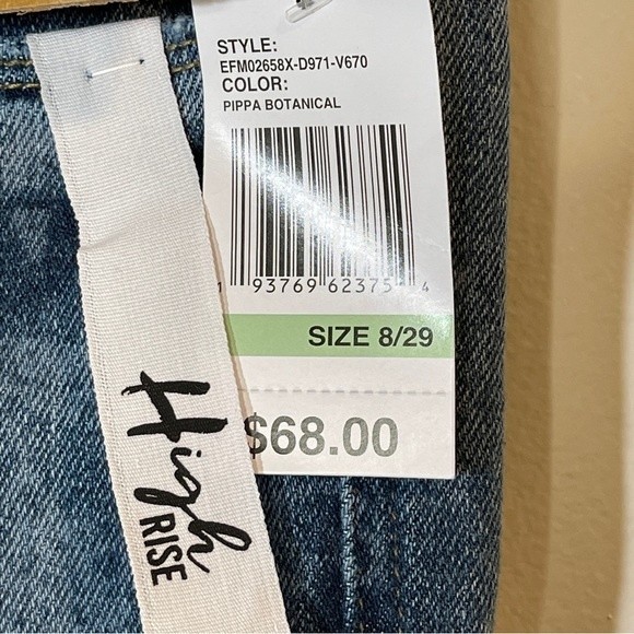 Kenzie Jeans The Ultimate High Rise Skinny Pippa Botanical Size 8/29 - Picture 2 of 7